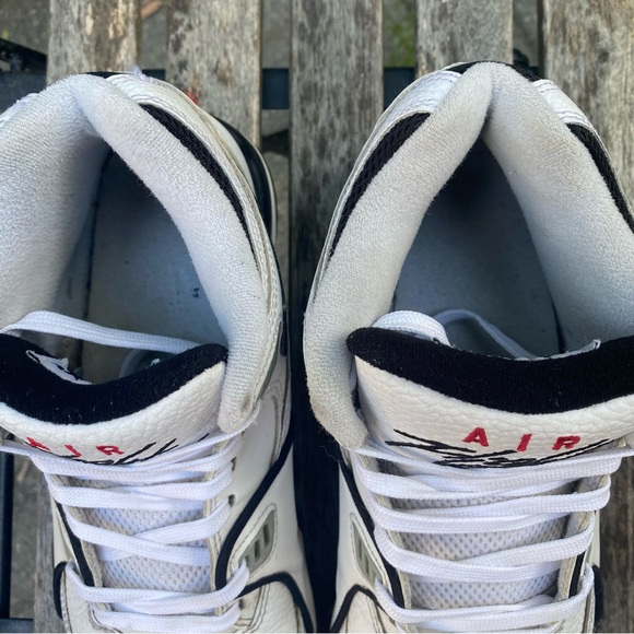 Nike Air Flight 89 'White Black' Sneakers Men's Size 9 Basketball DB5918-100 - Picture 13 of 15